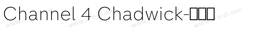 Channel 4 Chadwick字体转换